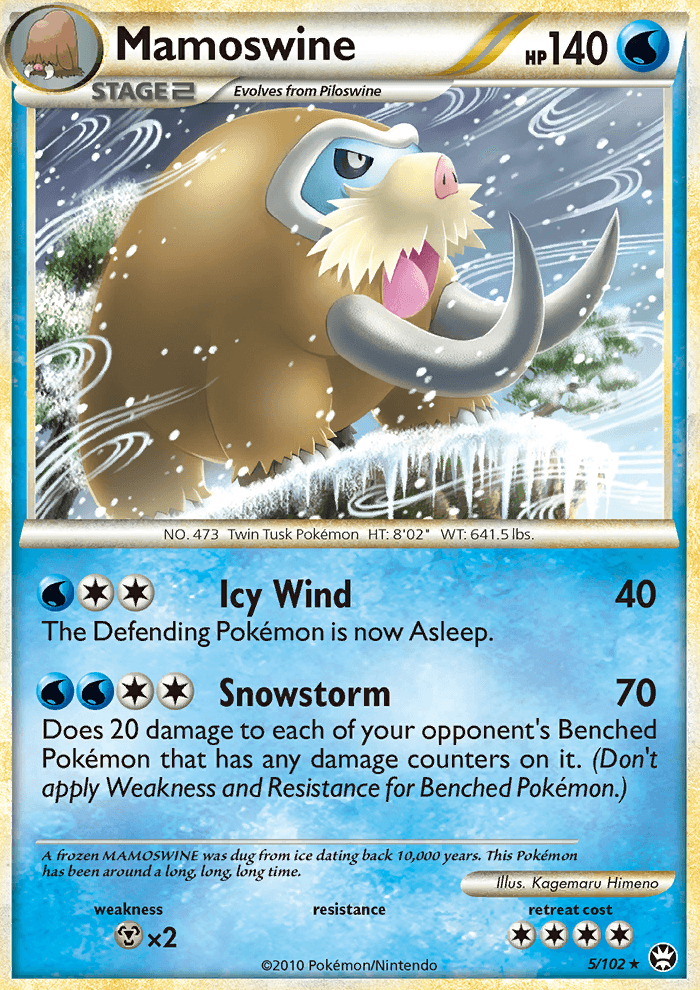 Mamoswine - Pokémon TCG Card