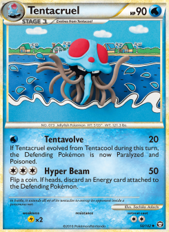 Tentacruel - pokemon TCG Card