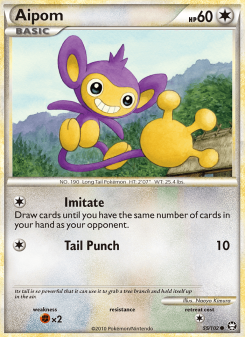Aipom - pokemon TCG Card