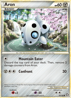 Aron - pokemon TCG Card