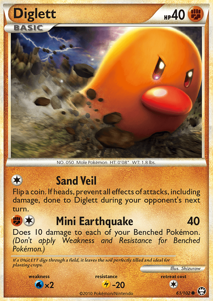 Diglett - Pokémon TCG Card