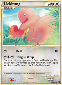 Lickitung - pokemon TCG Card