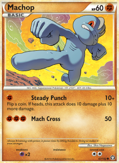 Machop - pokemon TCG Card