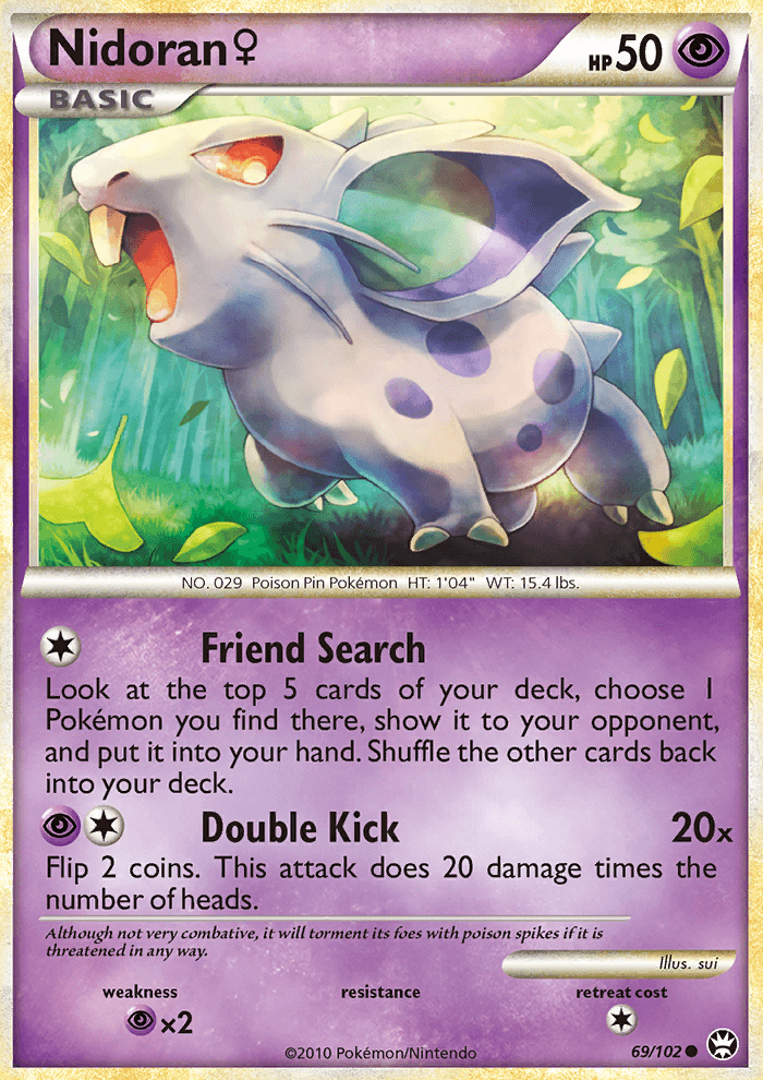 Nidoran♀ - Pokémon TCG Card