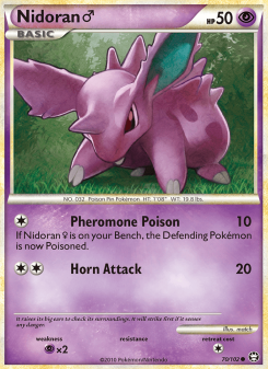 Nidoran♂ - pokemon TCG Card