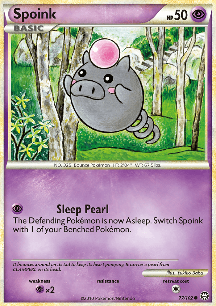 Spoink - Pokémon TCG Card