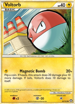 Voltorb - pokemon TCG Card