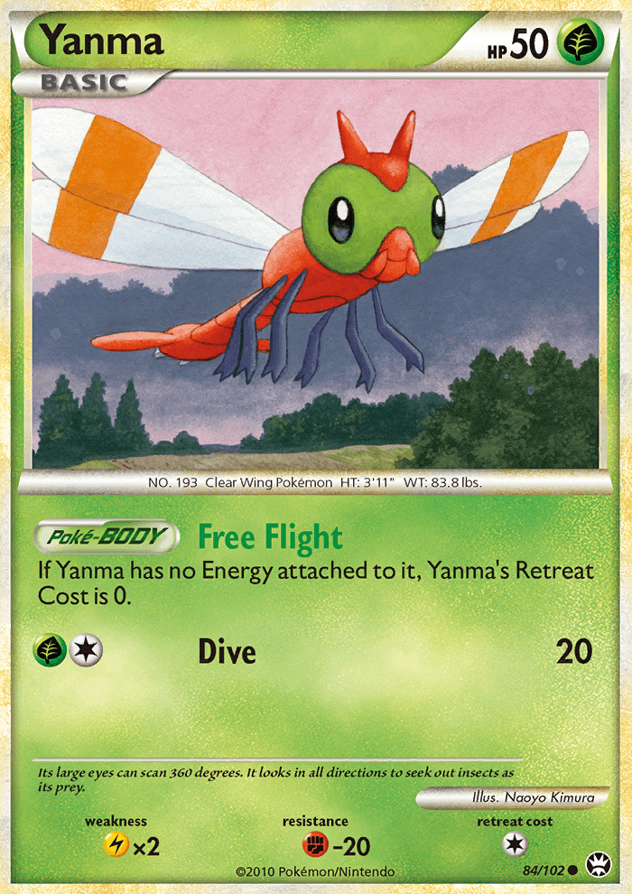 Yanma - Pokémon TCG Card