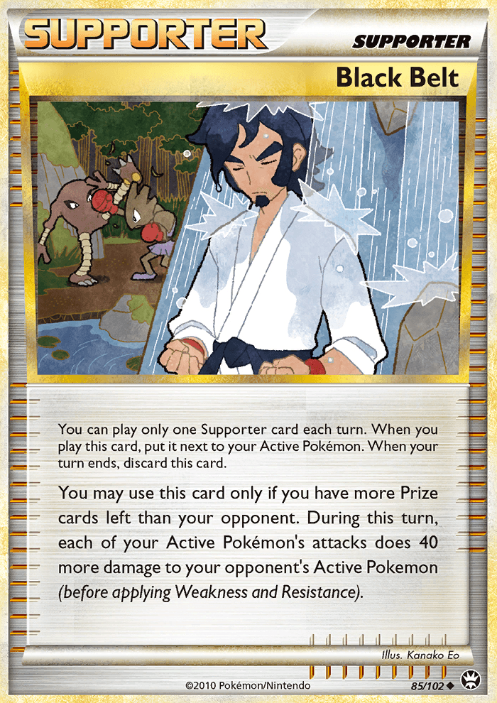 Black Belt - Pokémon TCG Card