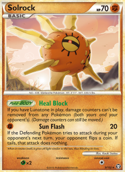 Solrock - pokemon TCG Card