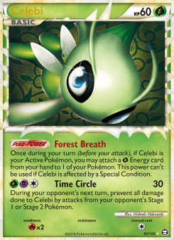 Celebi - pokemon TCG Card