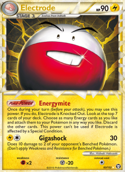 Electrode - pokemon TCG Card