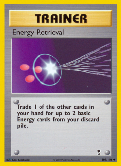 Energy Retrieval - pokemon TCG Card