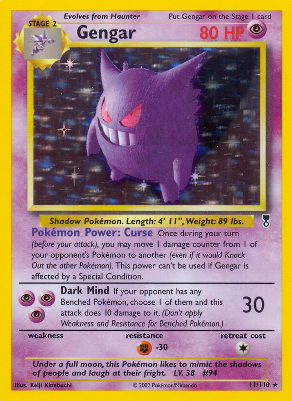 Gengar - Pokémon TCG Card