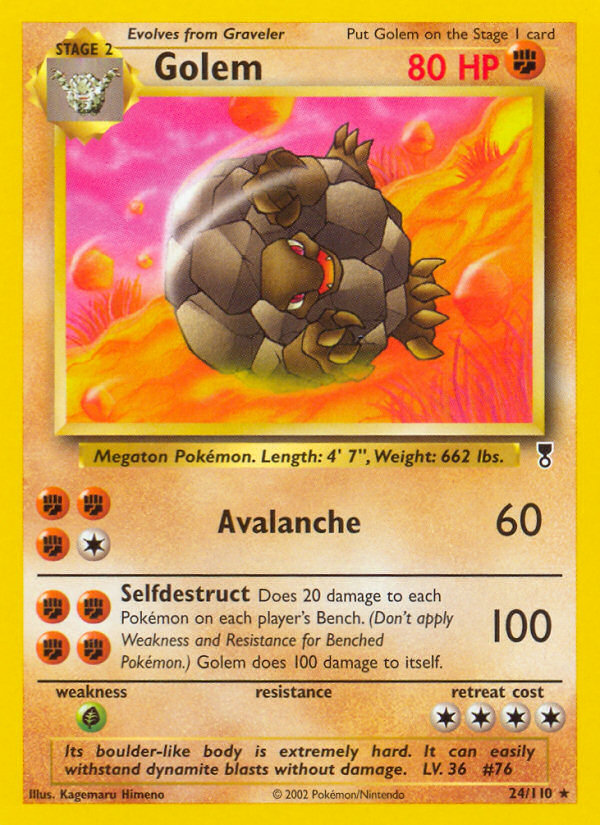 Golem - Pokémon TCG Card