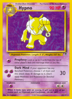 Hypno - pokemon TCG Card