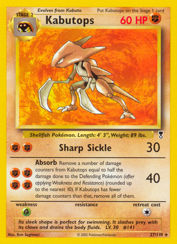 Kabutops - Pokémon TCG Card