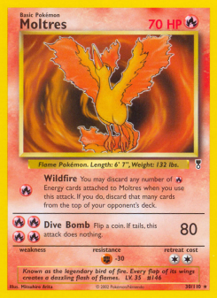 Moltres - pokemon TCG Card