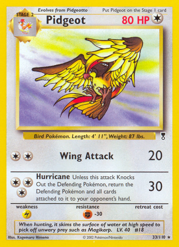 Pidgeot - Pokémon TCG Card