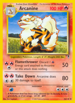 Arcanine - pokemon TCG Card