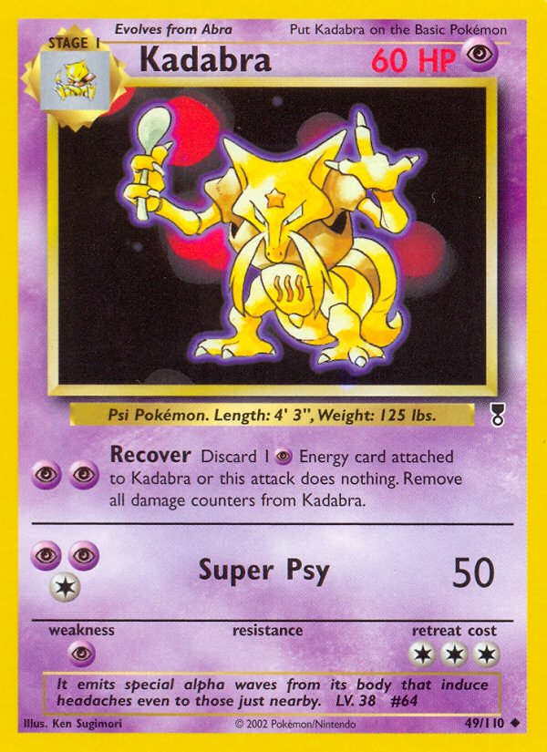Kadabra - Pokémon TCG Card
