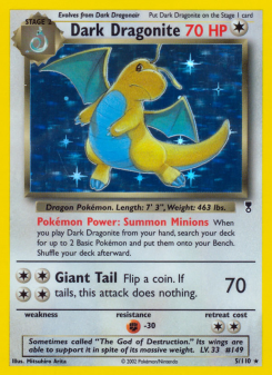 Dark Dragonite - pokemon TCG Card