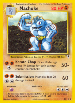 Machoke - pokemon TCG Card