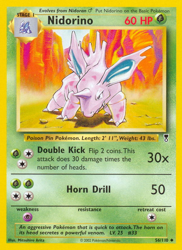 Nidorino - Pokémon TCG Card