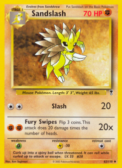 Sandslash - pokemon TCG Card