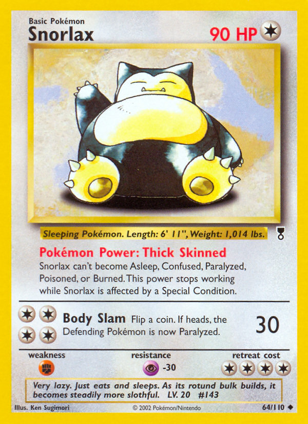 Snorlax - Pokémon TCG Card
