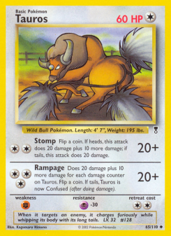 Tauros - pokemon TCG Card