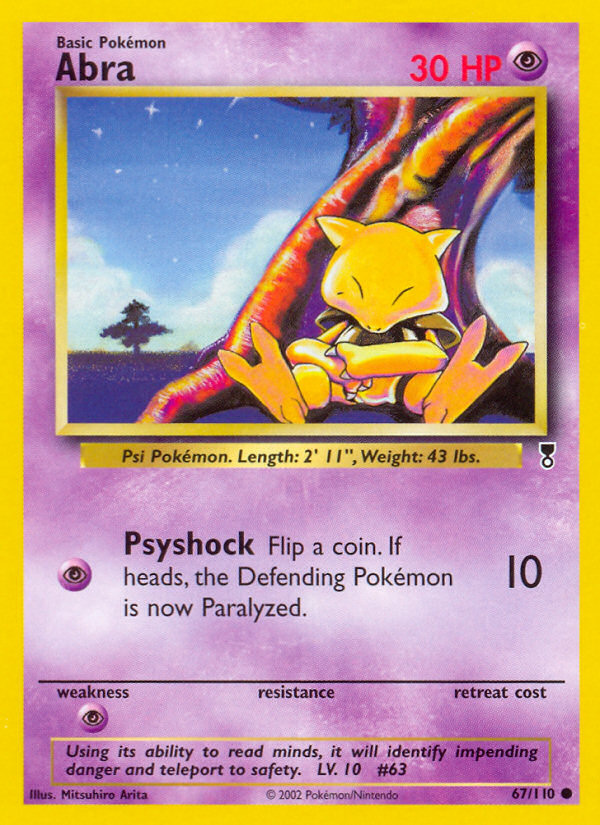 Abra - Pokémon TCG Card