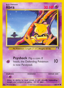 Abra - pokemon TCG Card