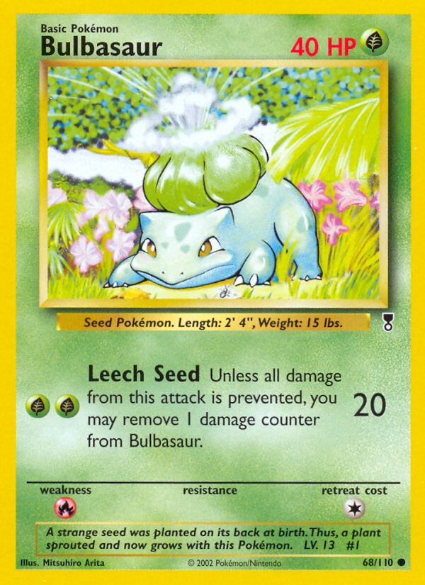Bulbasaur - Pokémon TCG Card