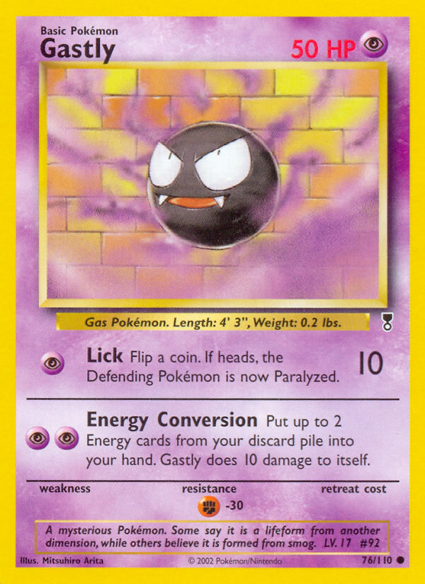 Gastly - Pokémon TCG Card