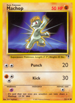 Machop - pokemon TCG Card