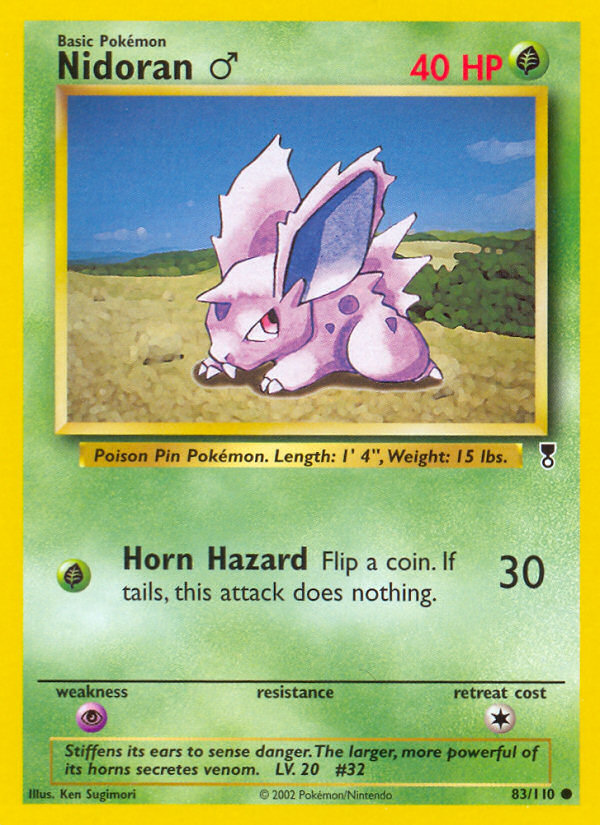 Nidoran♂ - Pokémon TCG Card