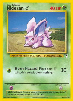Nidoran♂ - pokemon TCG Card