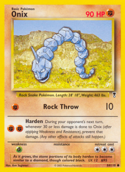 Onix - pokemon TCG Card