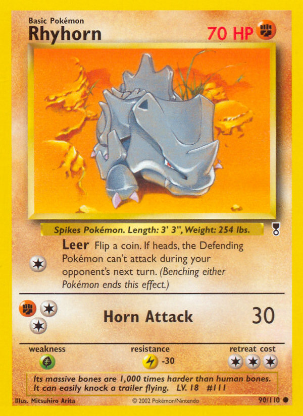 Rhyhorn - Pokémon TCG Card