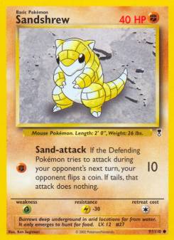 Sandshrew - pokemon TCG Card