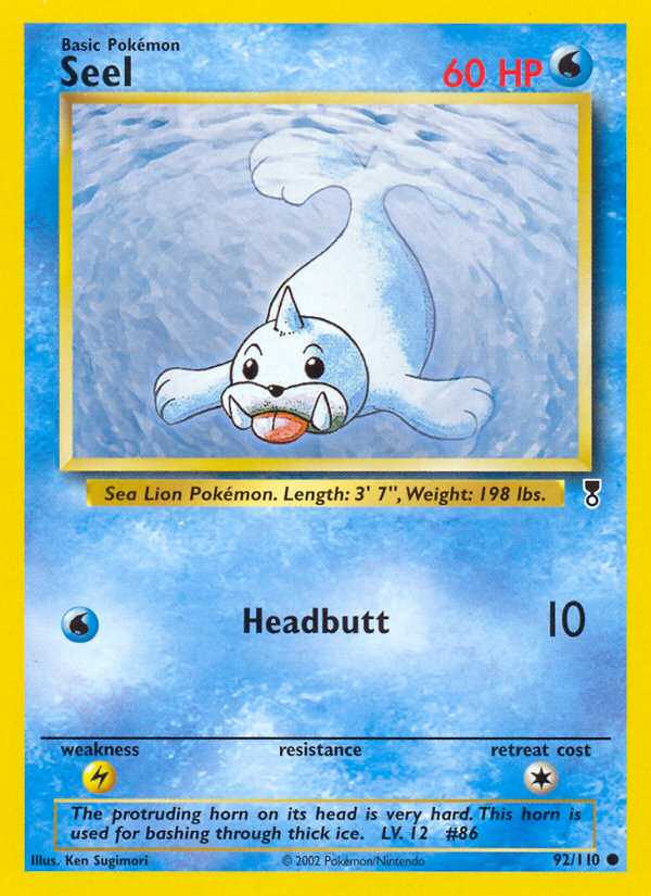 Seel - Pokémon TCG Card