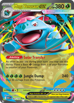 Mega Venusaur ex - pokemon TCG Card