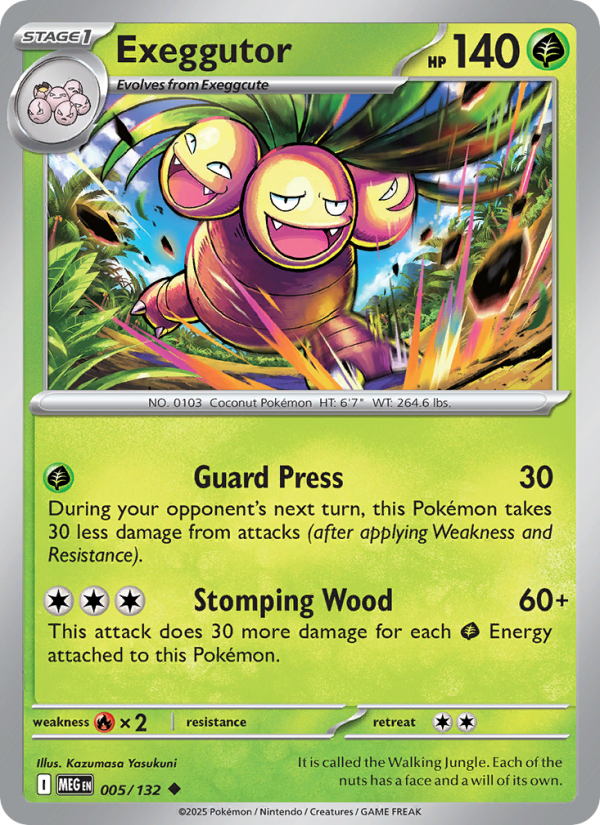Exeggutor - Pokémon TCG Card