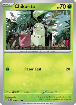 Chikorita - pokemon TCG Card