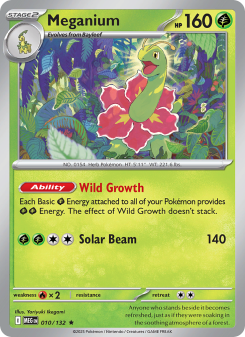 Meganium - pokemon TCG Card