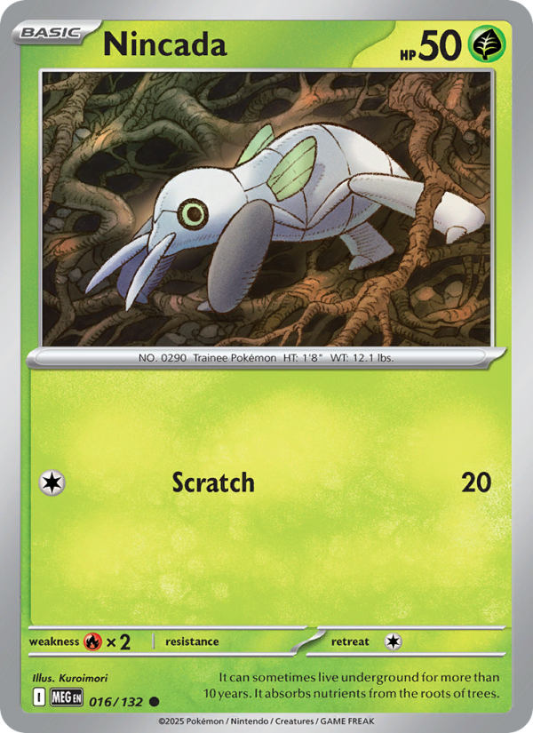 Nincada - Pokémon TCG Card