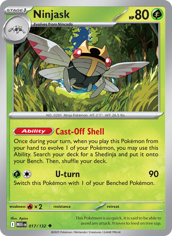 Ninjask - Pokémon TCG Card
