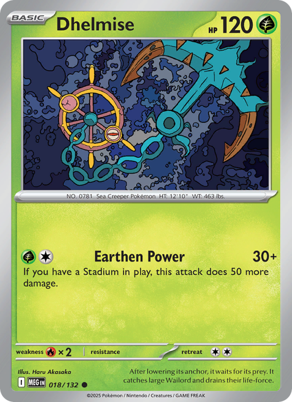Dhelmise - Pokémon TCG Card
