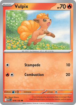 Vulpix - pokemon TCG Card